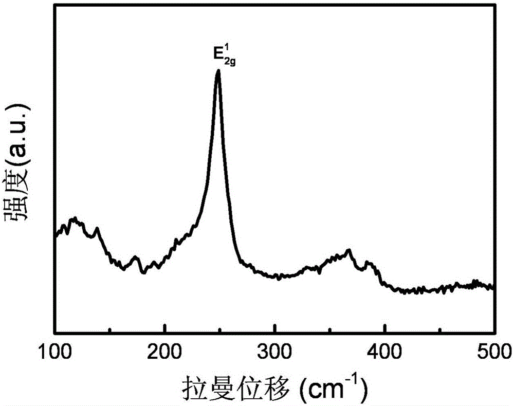 Preparation method of tungsten diselenide nanosheet