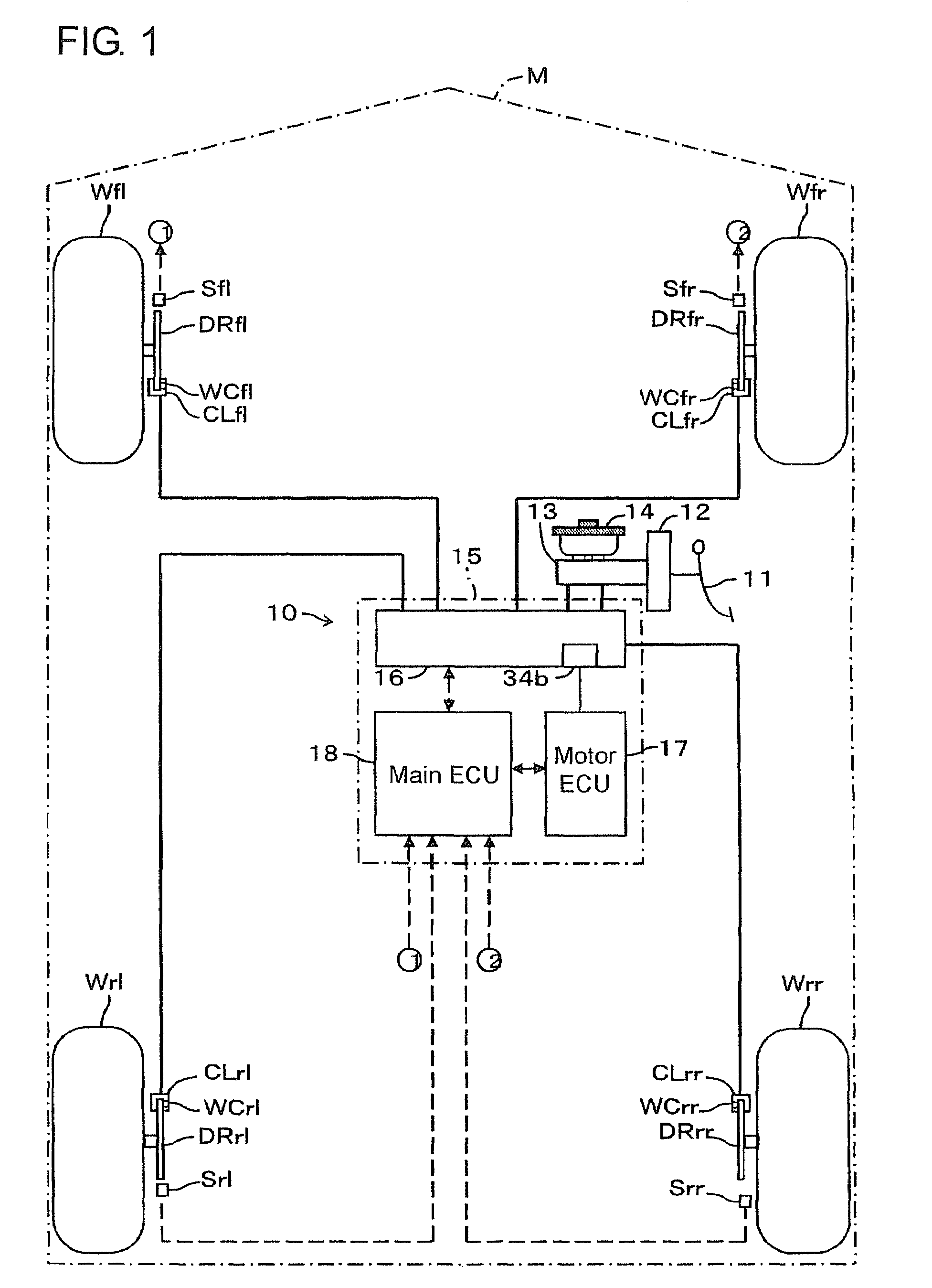 Brake hydraulic pressure control device