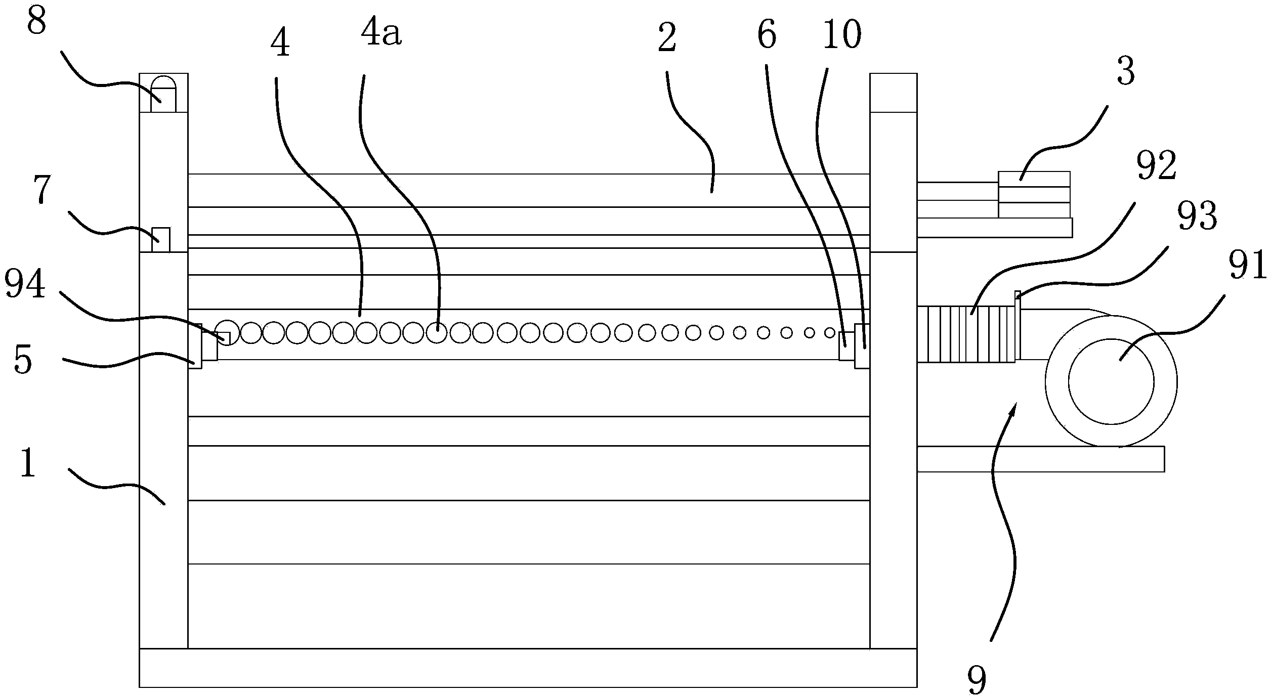 Broken yarn protection system of warp knitting machine