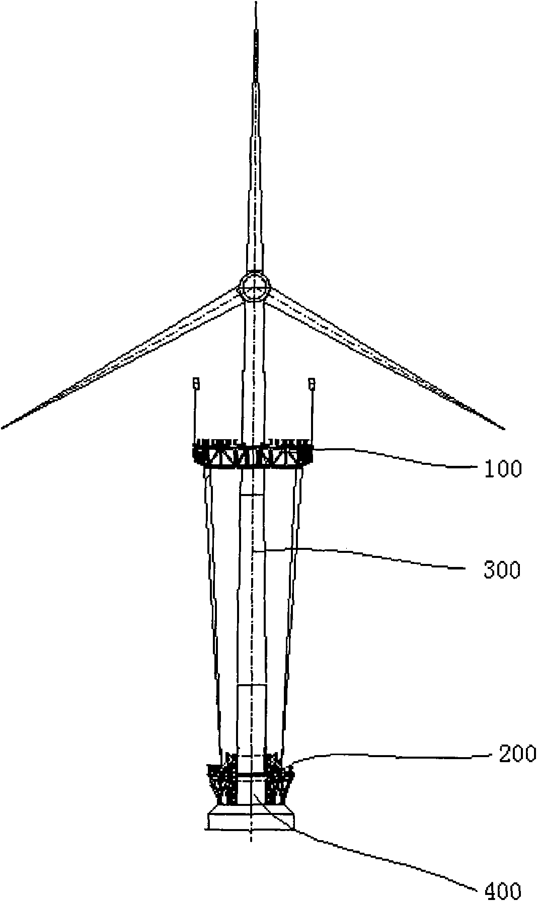 Flexible installation system for offshore wind turbine generator set and application thereof