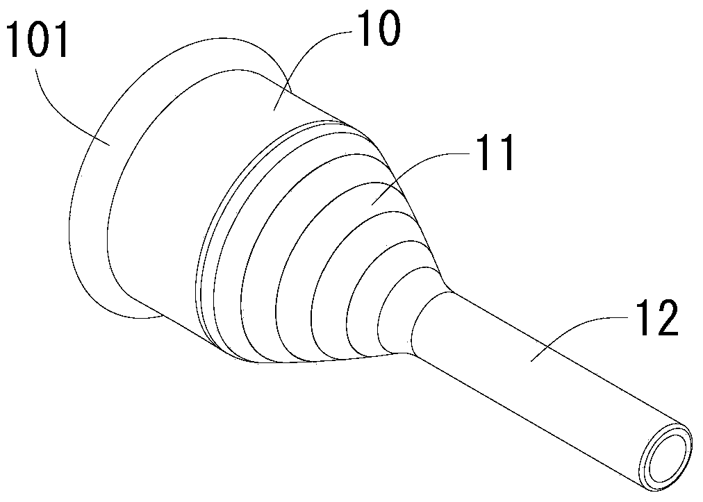 Male external urinary catheter and its manufacturing method