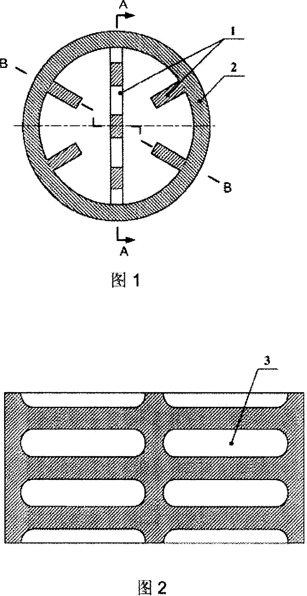 Method for improving material heating speed in metallic vacuum smelting reverting pot and reverting pod thereof