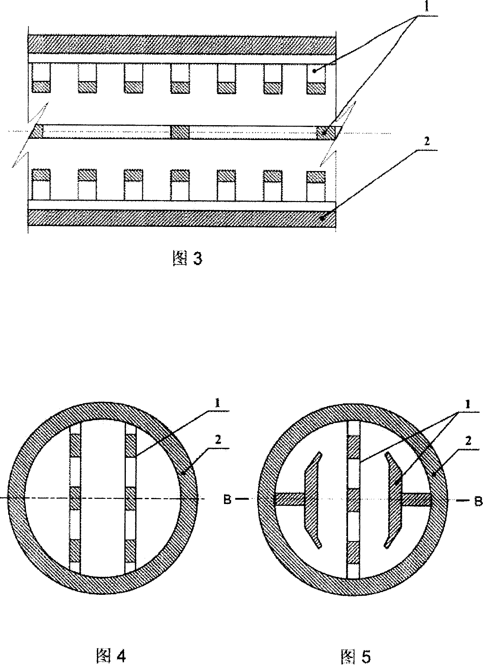 Method for improving material heating speed in metallic vacuum smelting reverting pot and reverting pod thereof