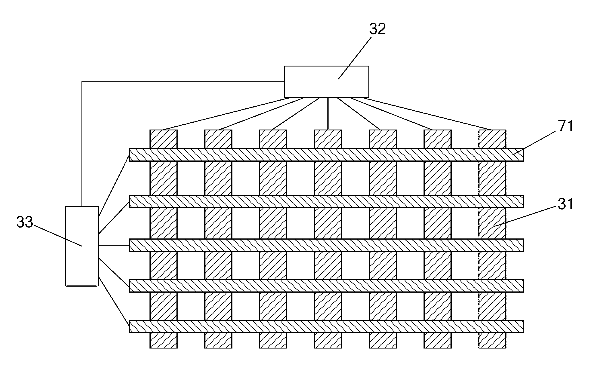 3D (three dimensional) raster box, display device and touch positioning method of 3D raster box