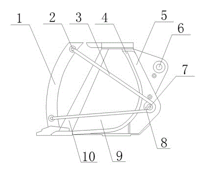 Sift-proof loader bucket manufacturing method