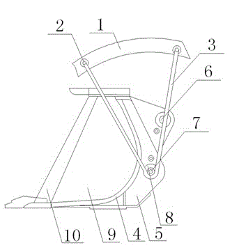 Sift-proof loader bucket manufacturing method