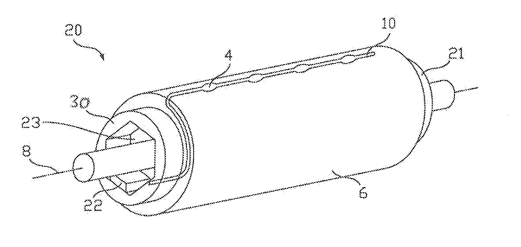 Industrial roll with optical roll cover sensor system