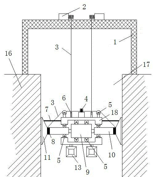 Deep stratum horizontal resistance coefficient in-situ tester