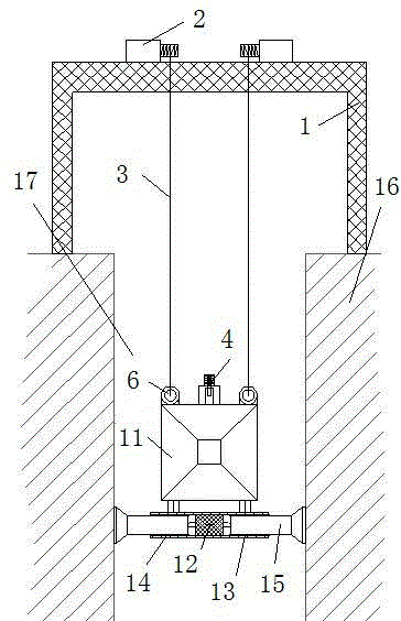 Deep stratum horizontal resistance coefficient in-situ tester