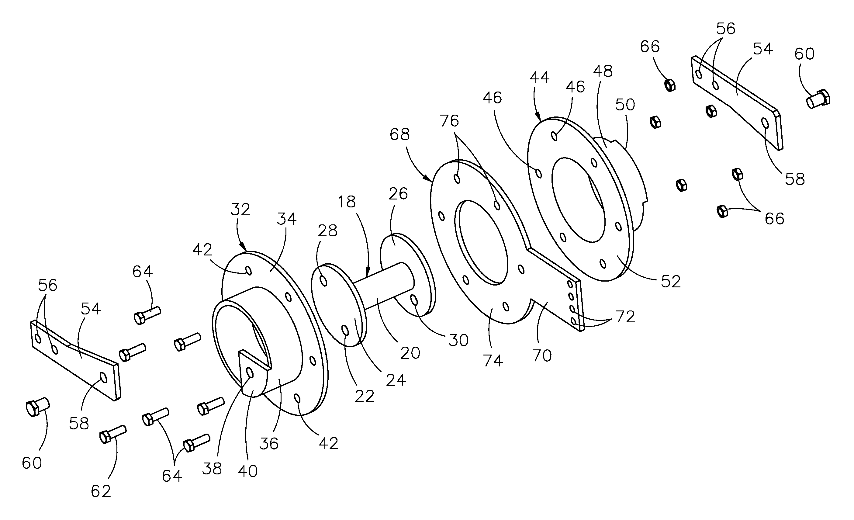 Shear Pin Activated Overhead Sign Bracket