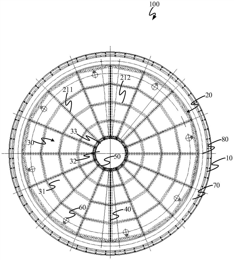 Cover plate device and pool type reactor with same