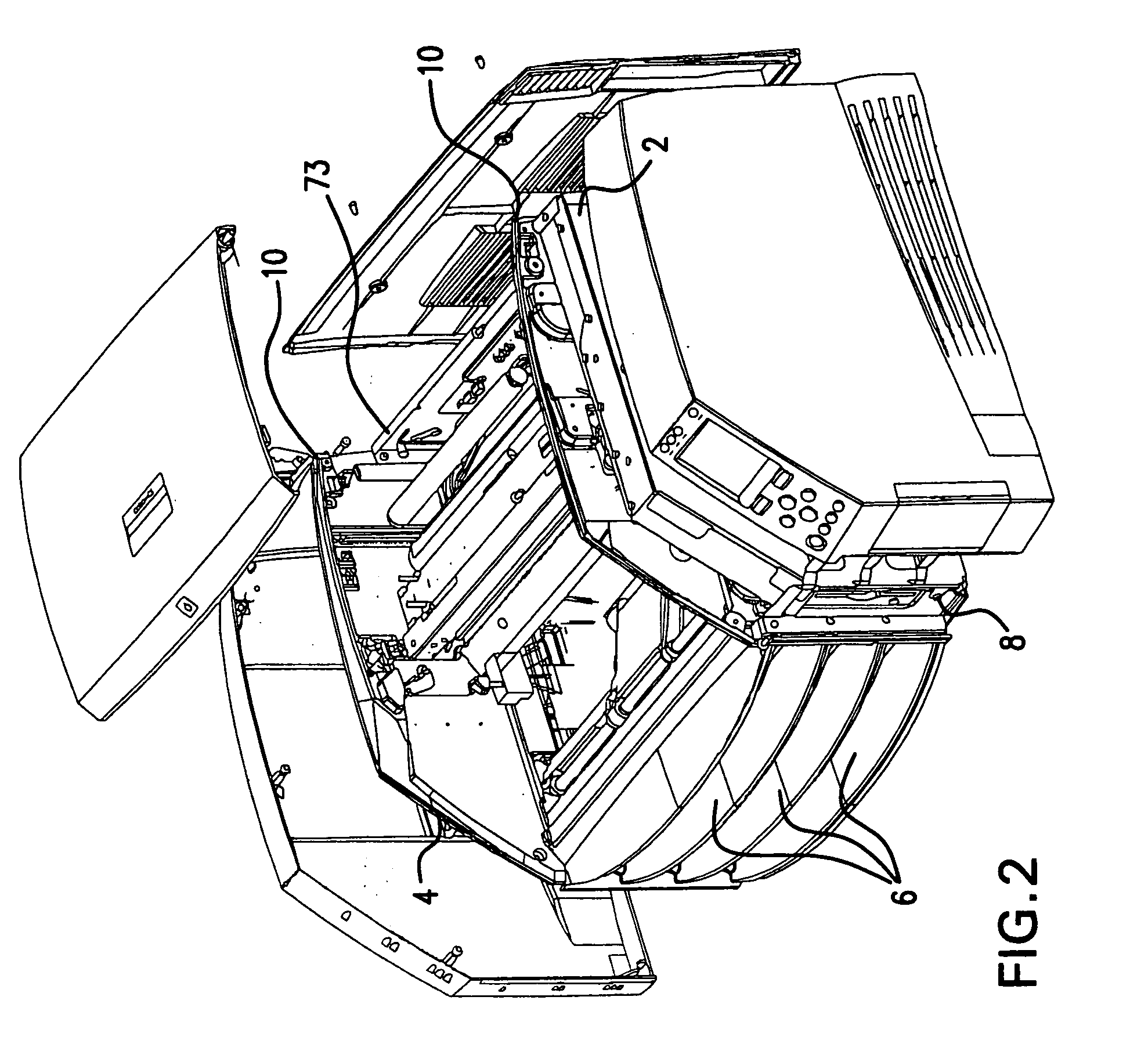 Multi-media printer including paper path sensors