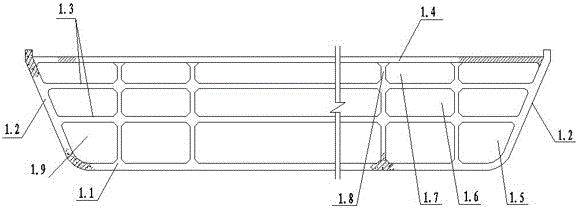 Floating type reinforced concrete production platform