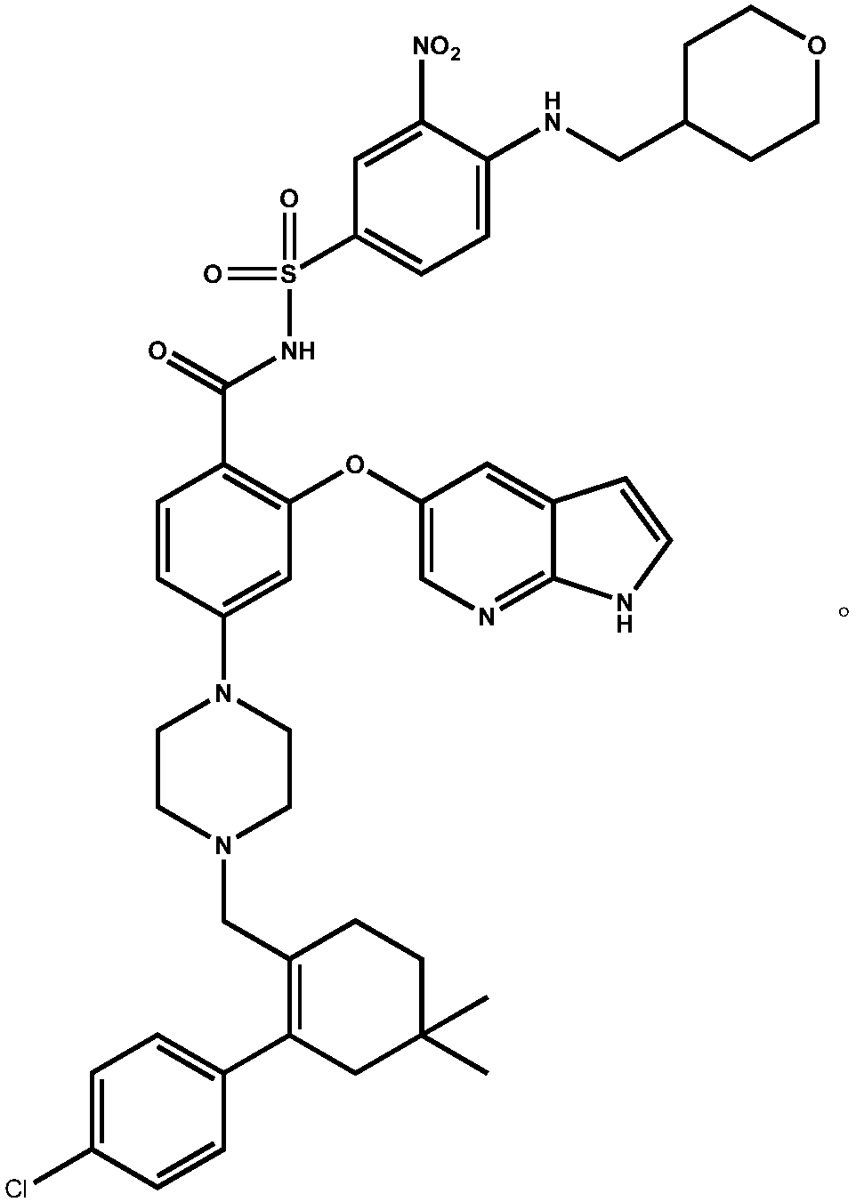 Venetoclaxnanocrystal oral solid medicinal composition