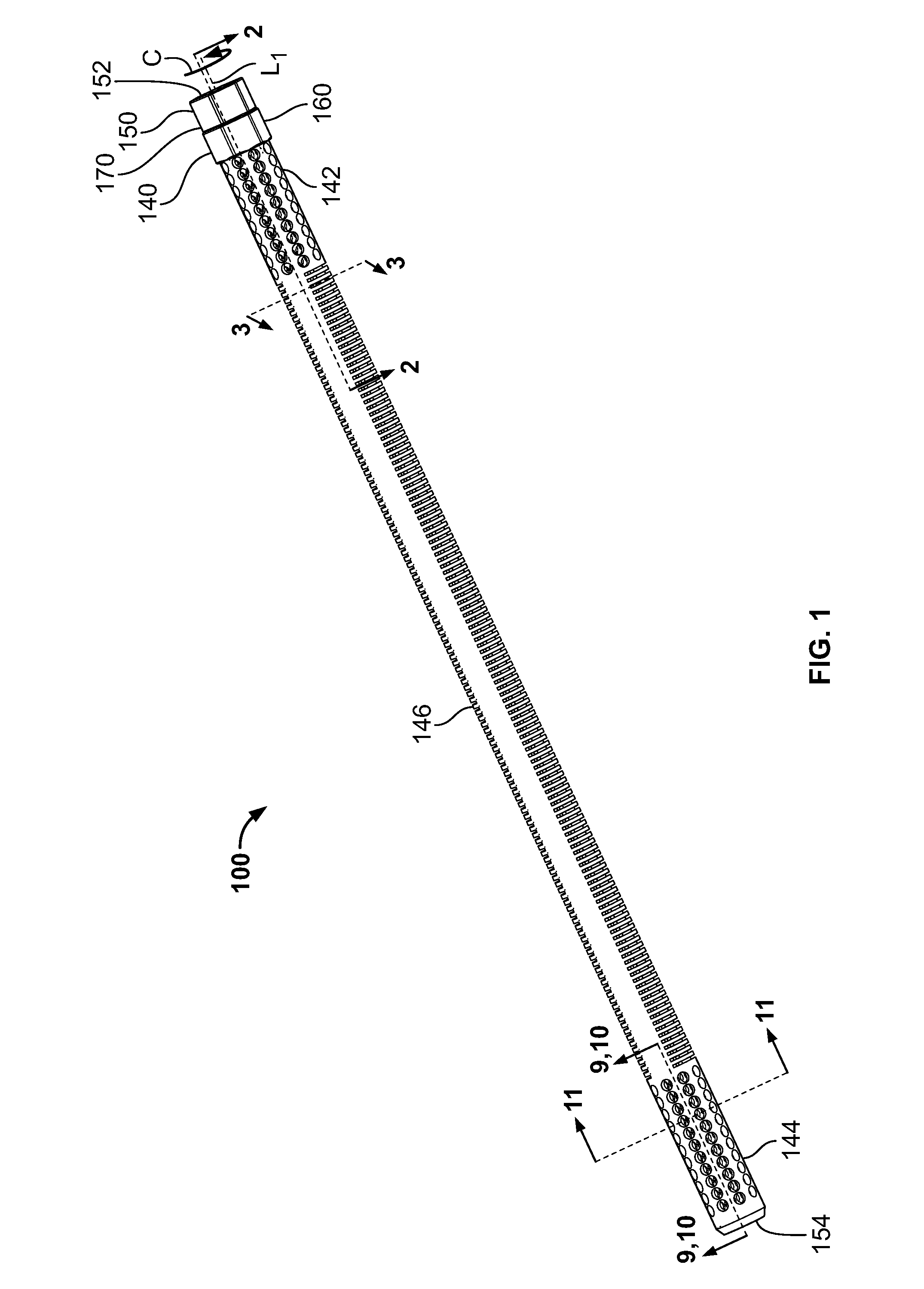 Rotary-rigid orthopaedic rod