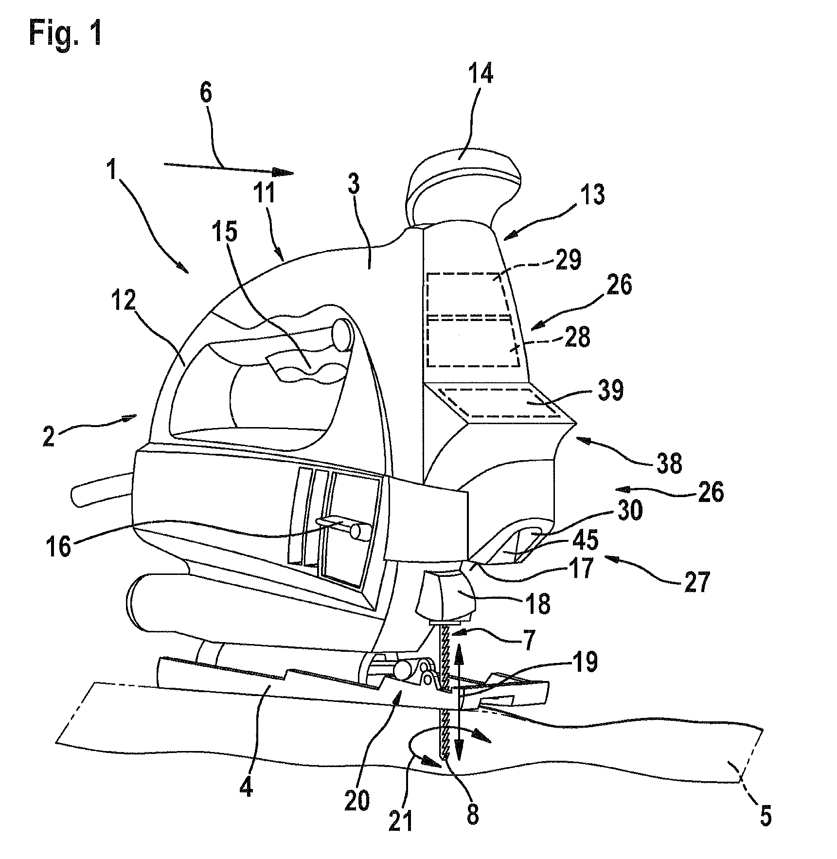 Power tool, particularly a hand-held power tool