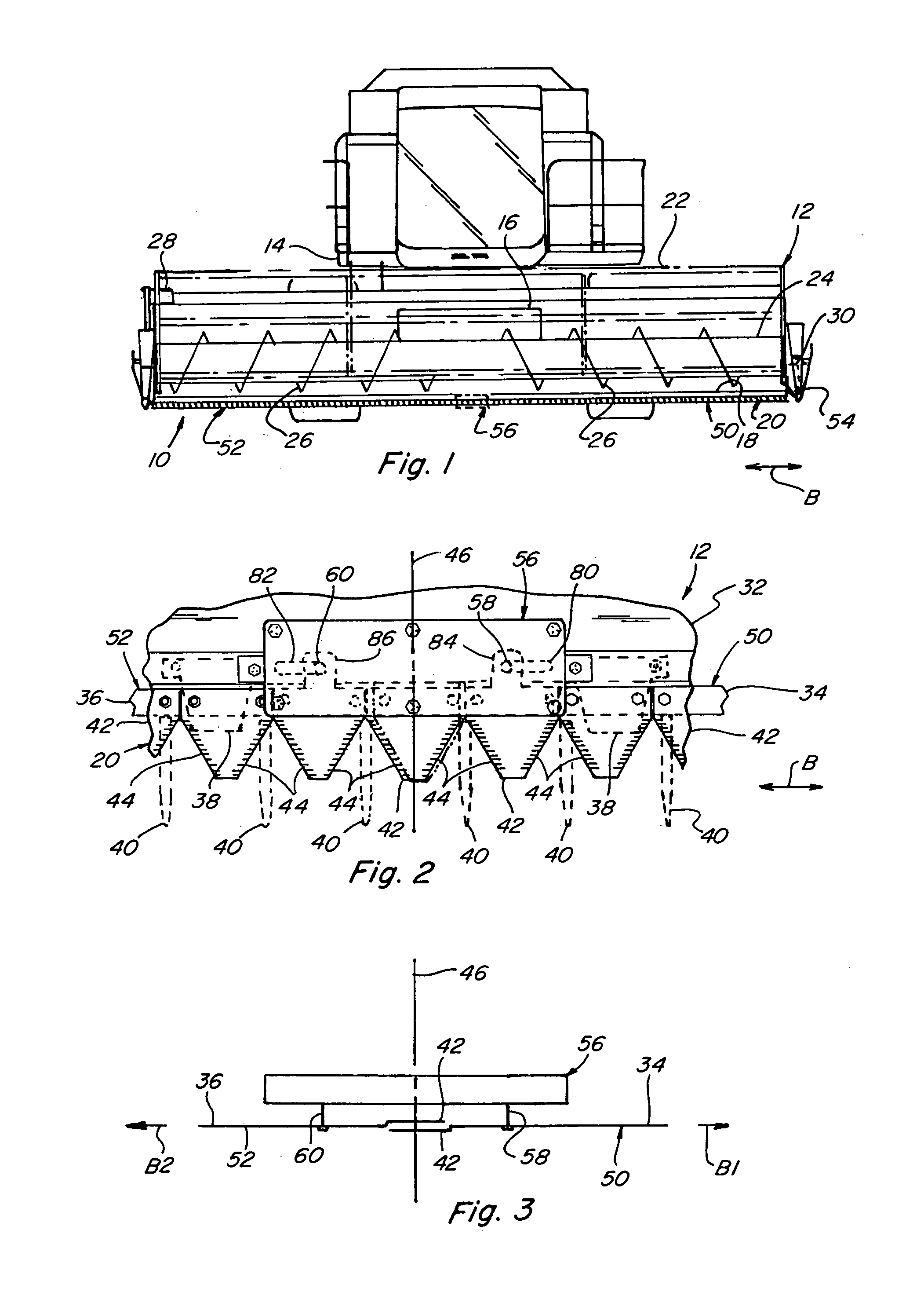 Reversing transfer drive for sickle cutting knives on a header of an agricultural combine