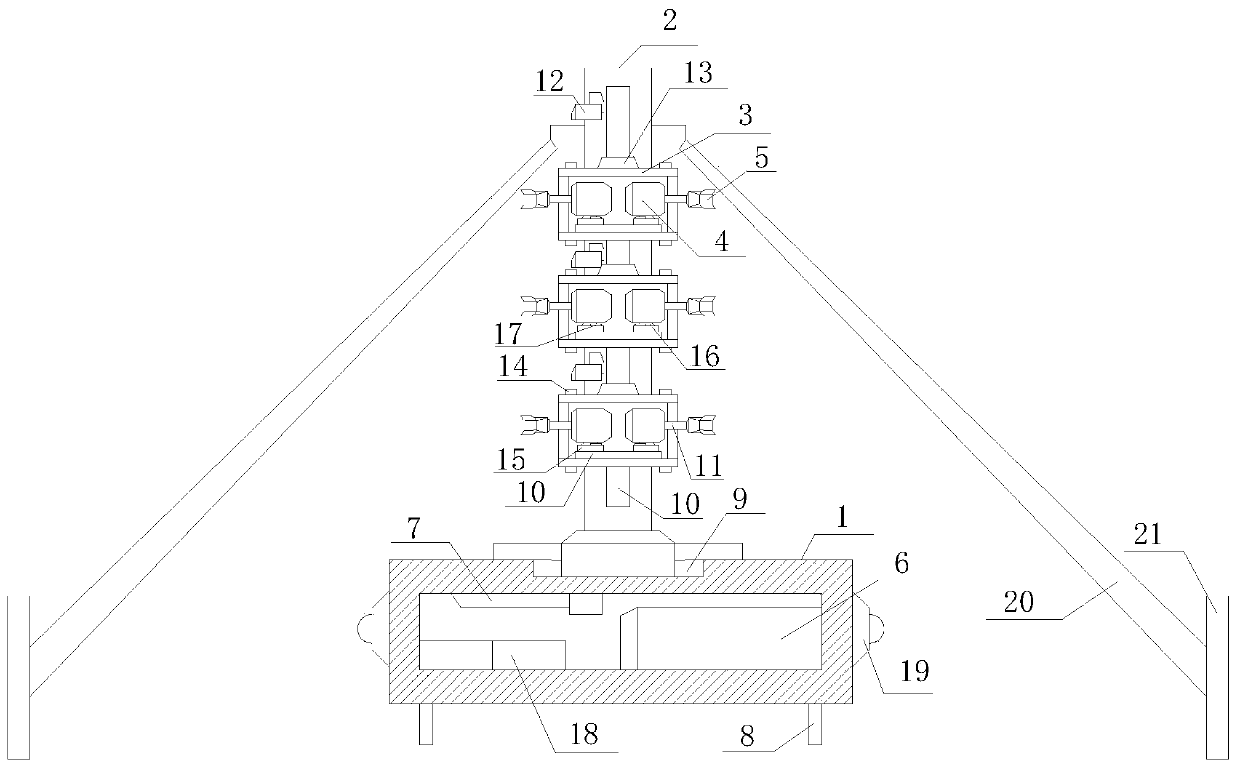 A combined ocean energy power generation device