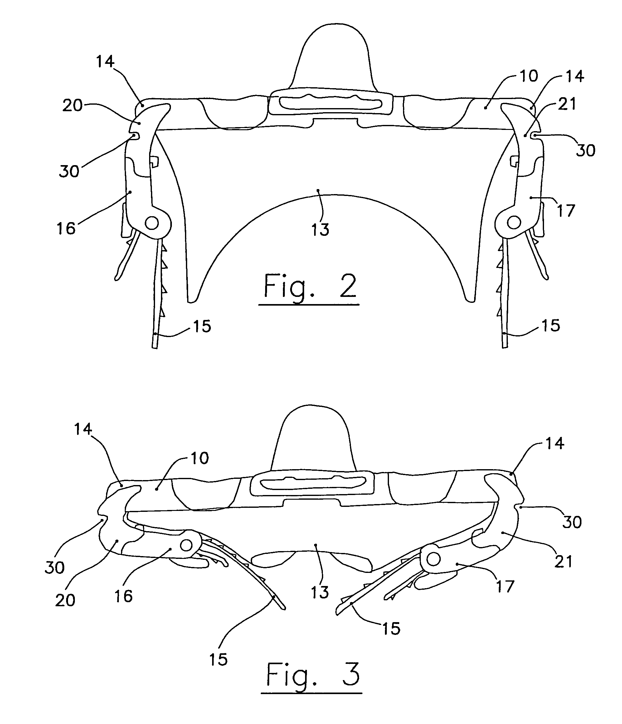 Space-saving scuba diving mask