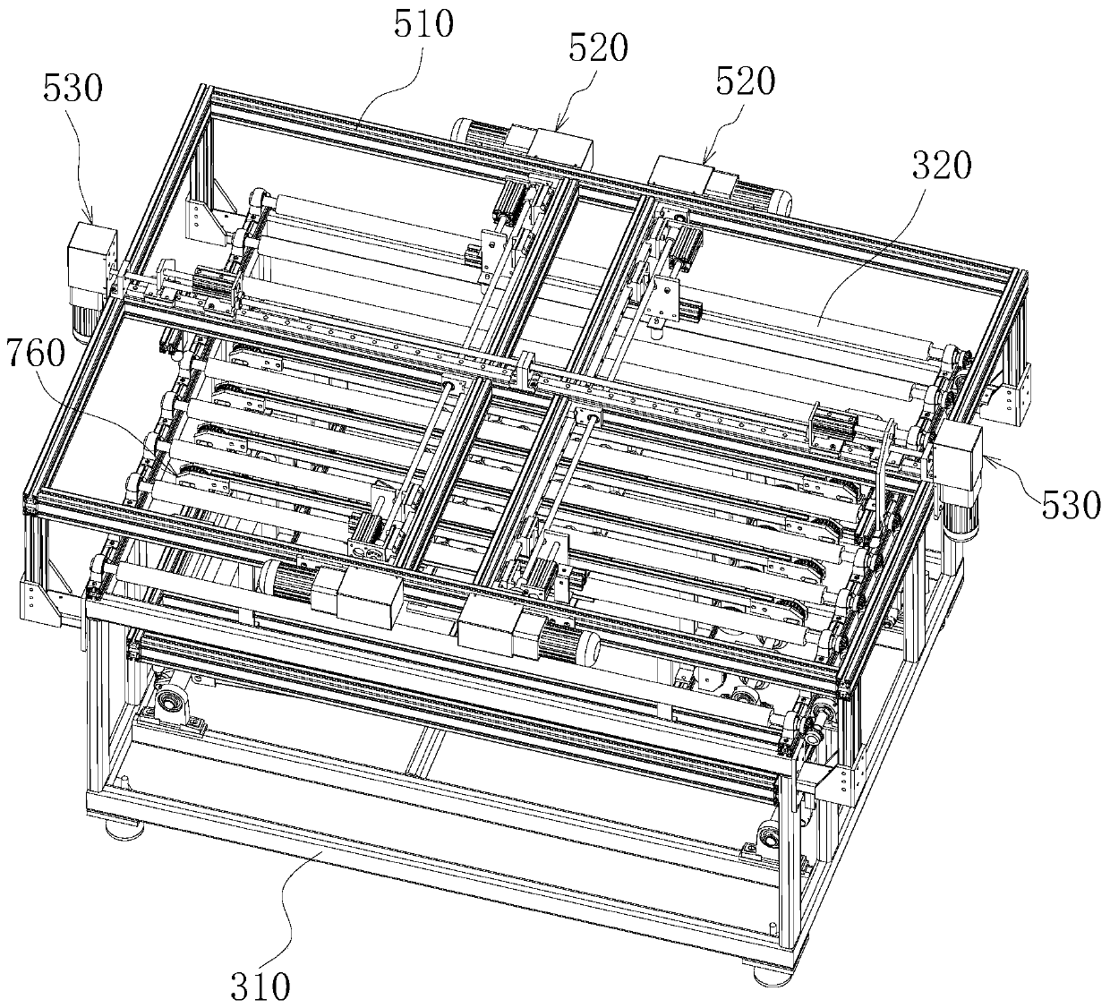 Glass piece loading device