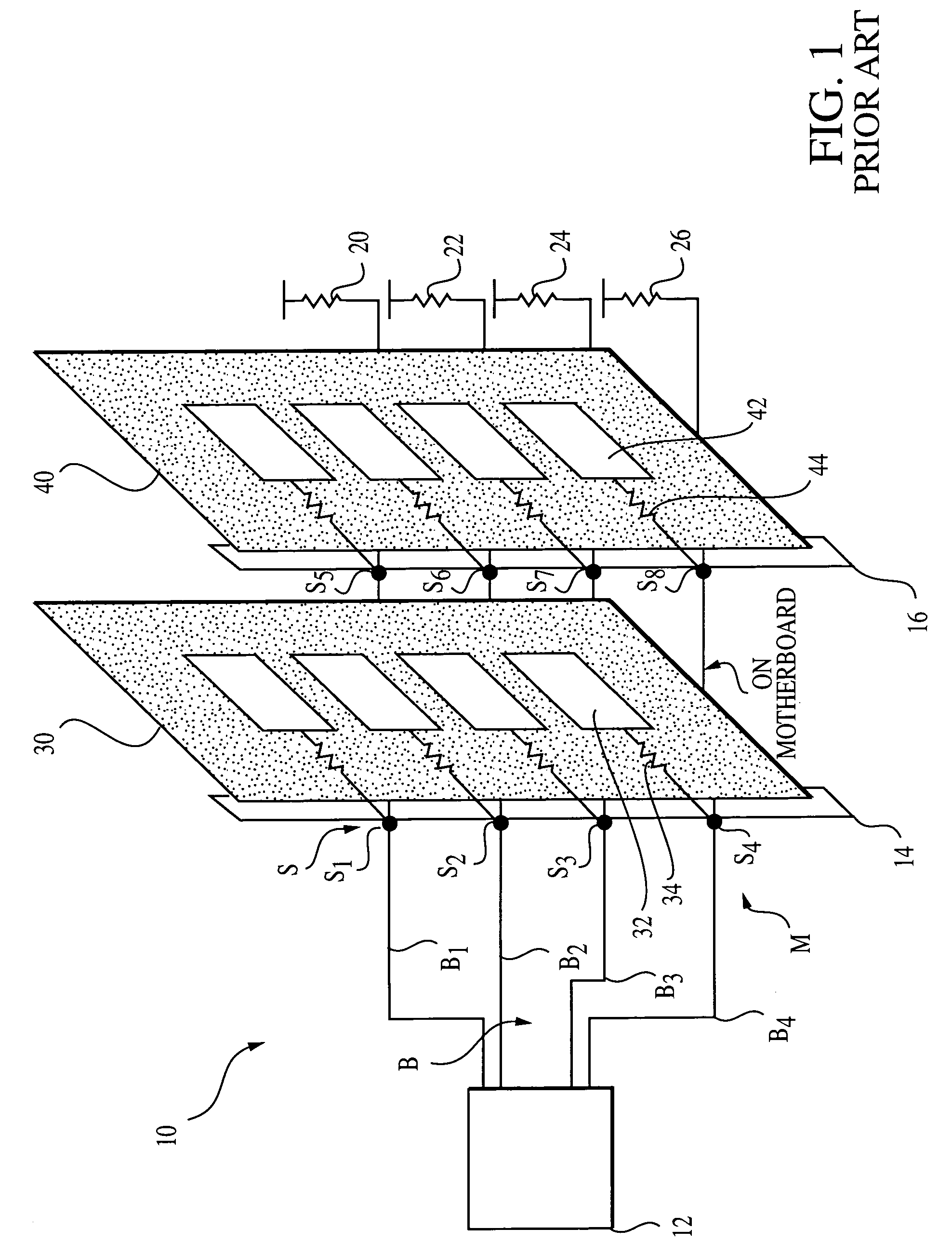 High speed bus topology for expandable systems