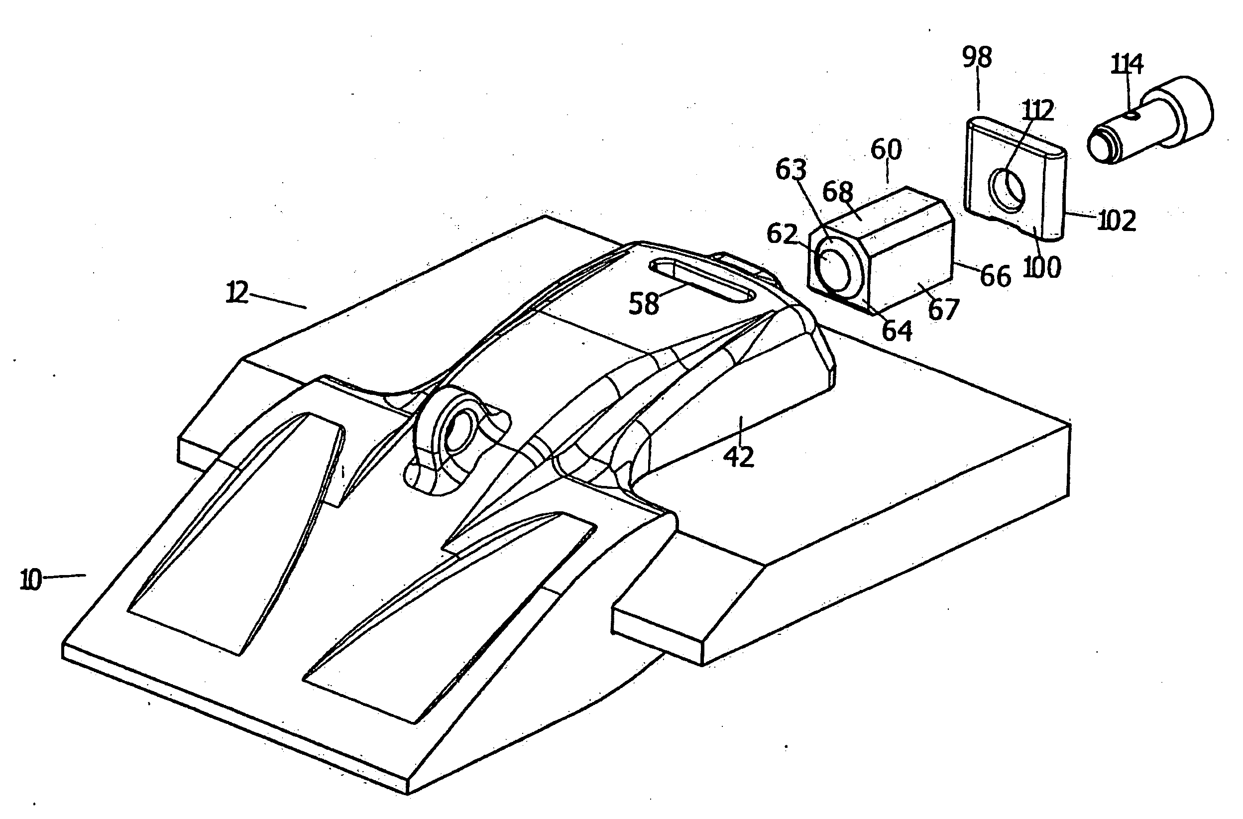 Mechanical attachment system and associated failure mechanism