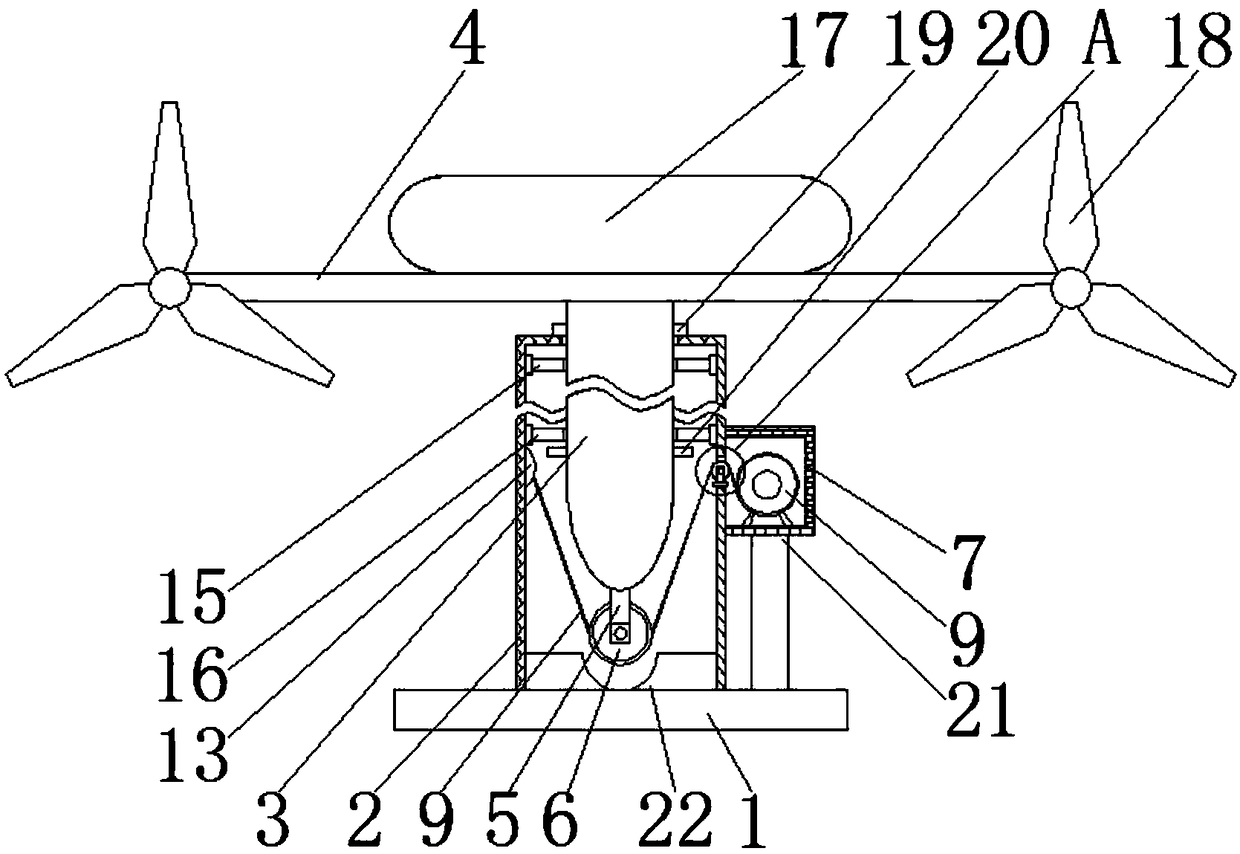 Tidal power generation device with lifting function