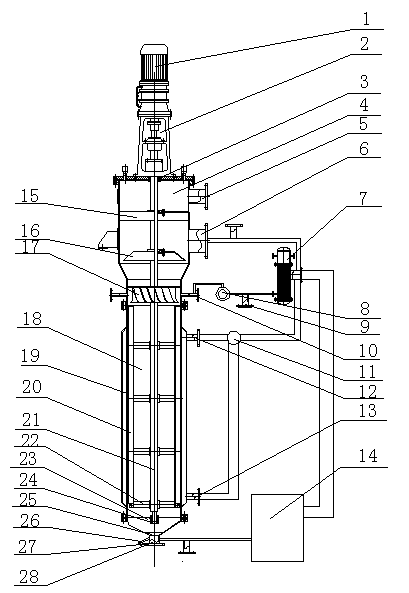 Compound centrifugal film evaporator and method for preparing high-purity soda ash-type copper carbonate