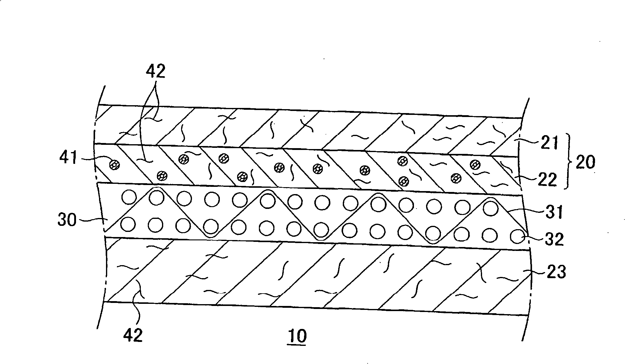 Press felt for papermaking