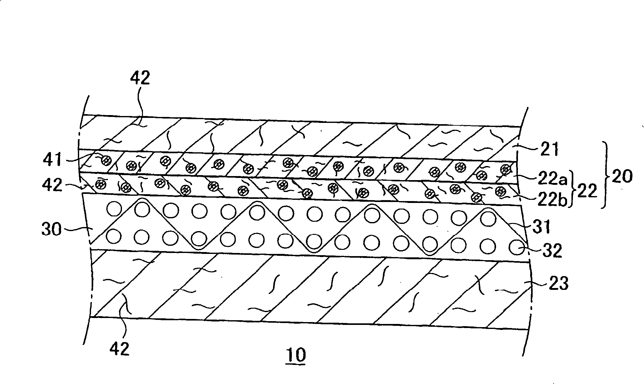 Press felt for papermaking