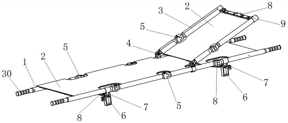 Multipurpose field operation outdoor transfer rescue stretcher