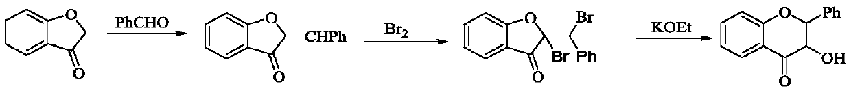 A kind of aqueous phase one-pot synthetic method of 3-hydroxyflavone and its derivatives