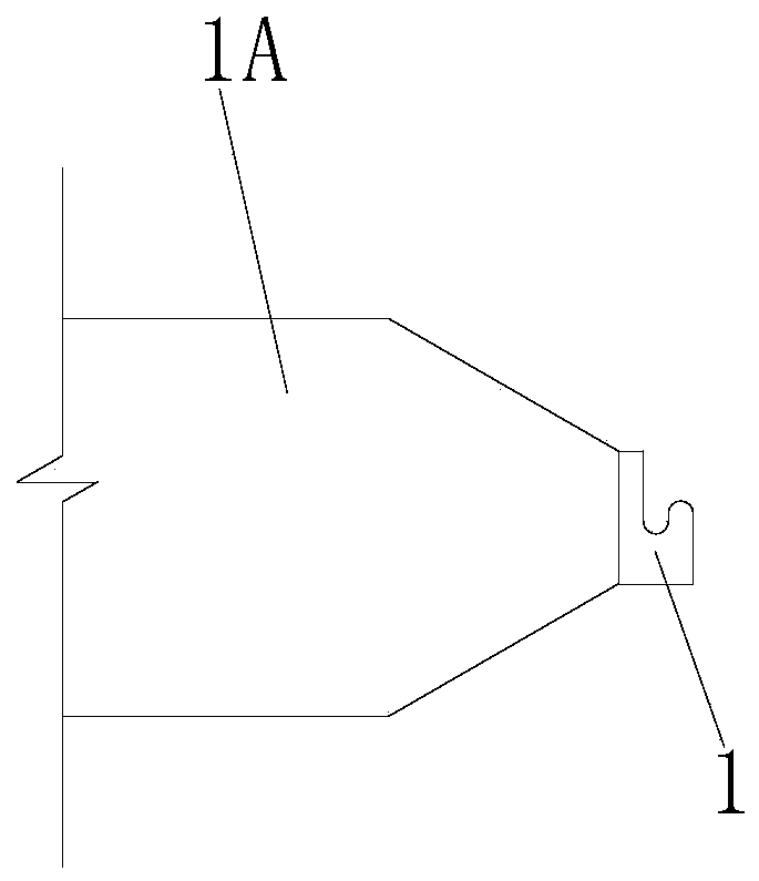 Mounting structure for wall-to-wall connection and its assembly and disassembly methods