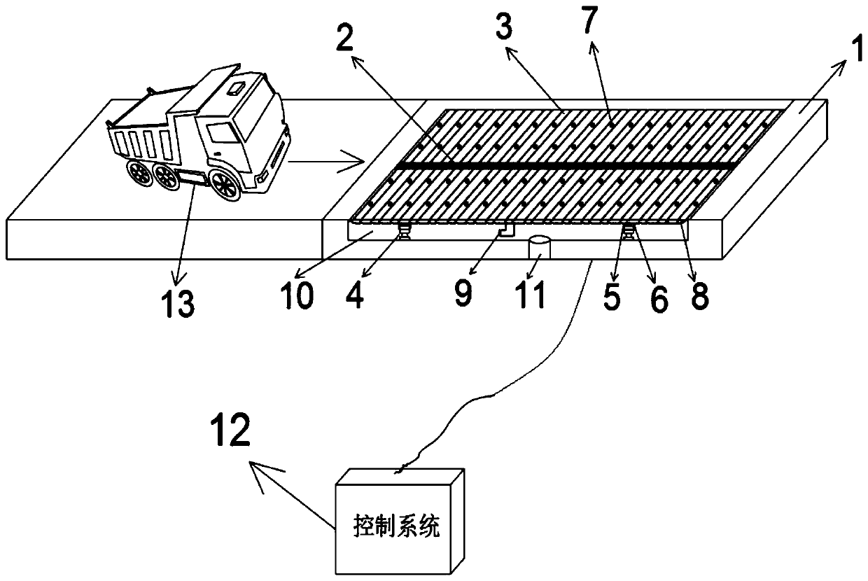 A kind of intelligent car washing platform and its working method on engineering construction site