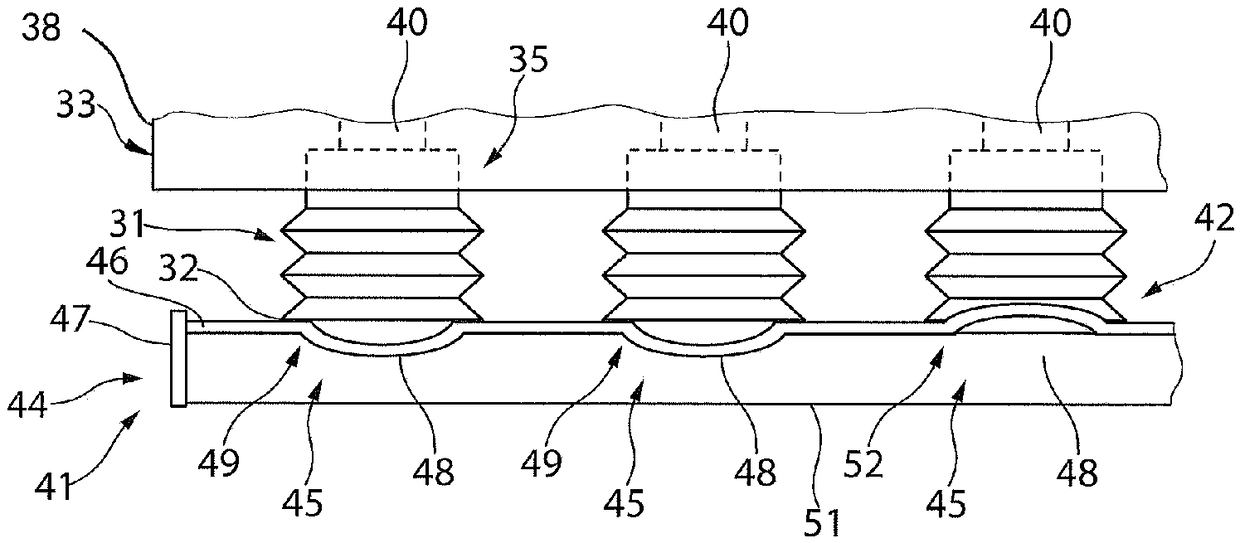 Method and device for inspecting the condition of vacuum suction units of gripping device