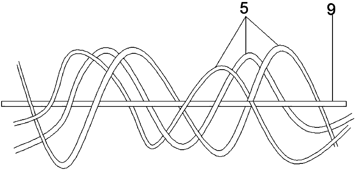 Novel high-energy temperature-controlled core-spun yarn