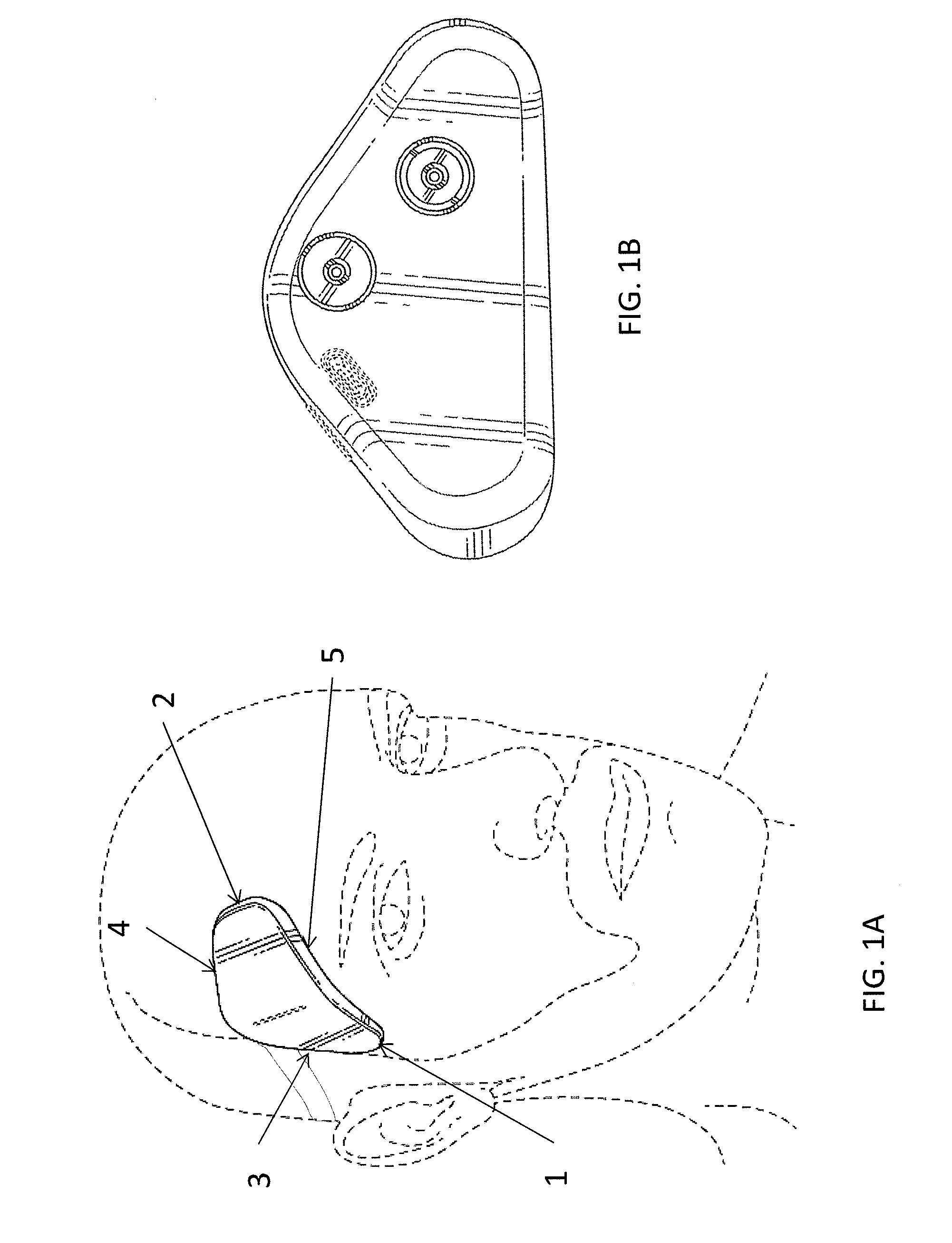 Wearable transdermal neurostimulator having cantilevered attachment