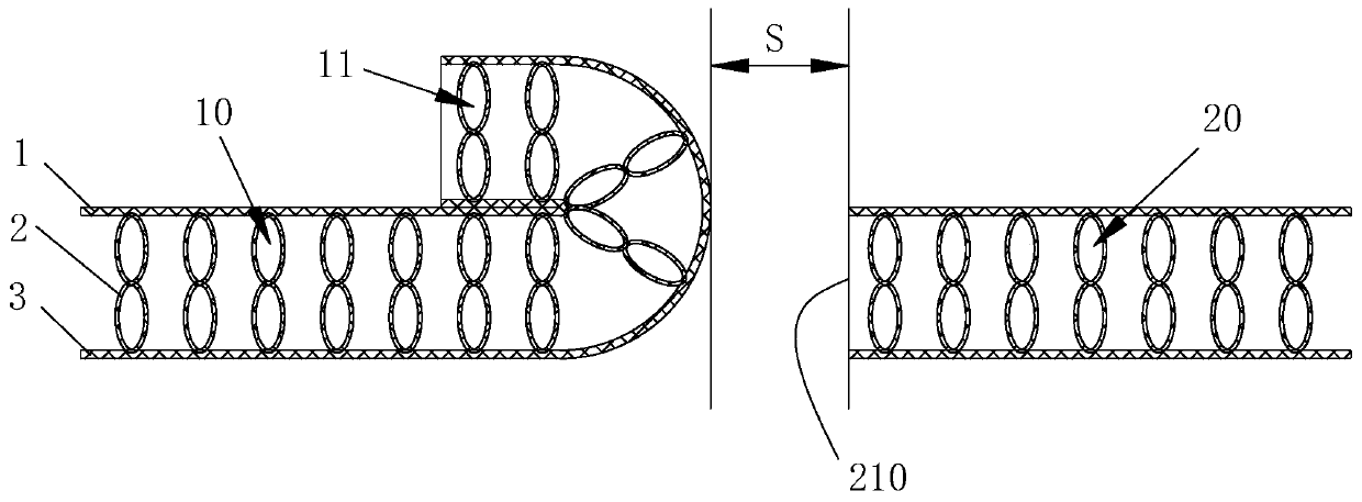 Forming method of three-dimensional hollow composite material