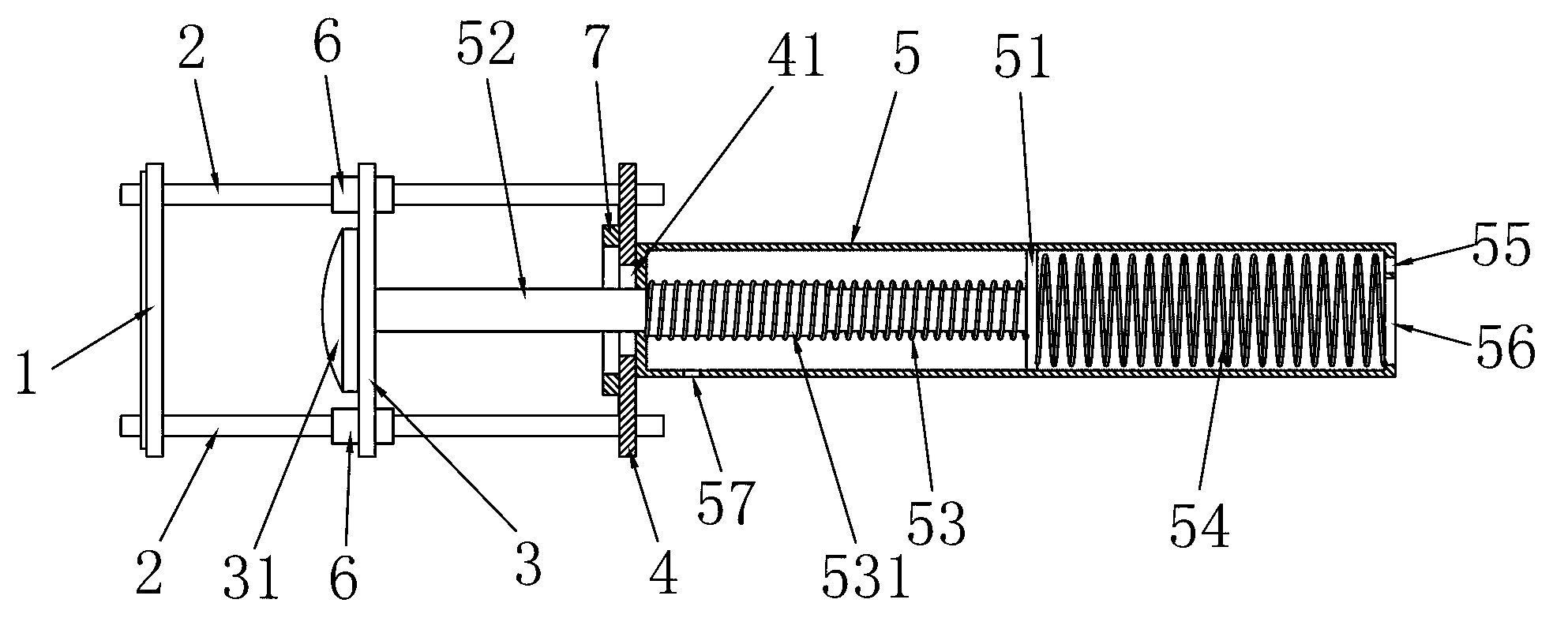 Quick-opening valve for steam explosion device