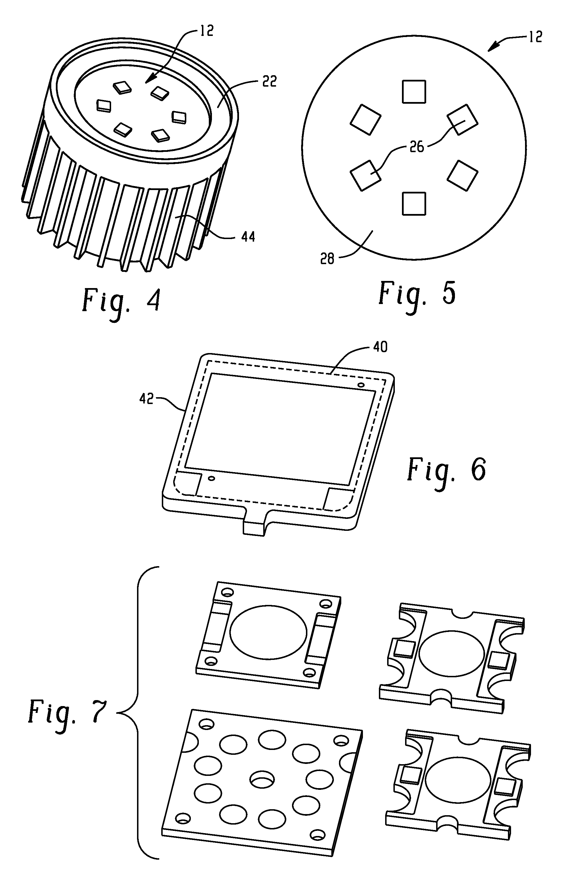 LED plastic heat sink and method for making and using the same