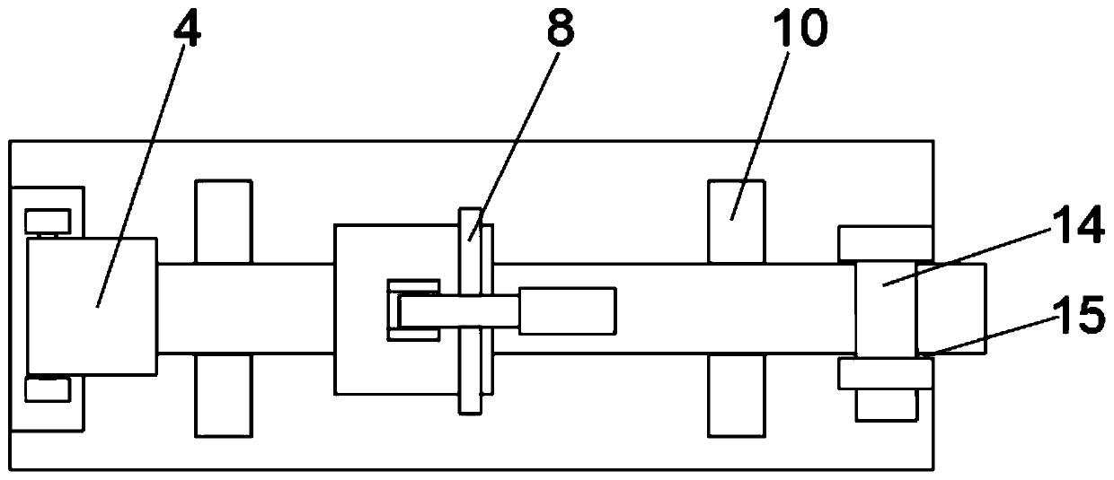 Single-rail reinforced ceramic tile cutting machine with clamping mechanism