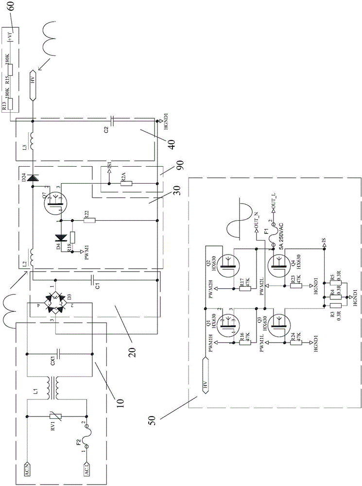 Intelligent boost conversion device having long lifetime