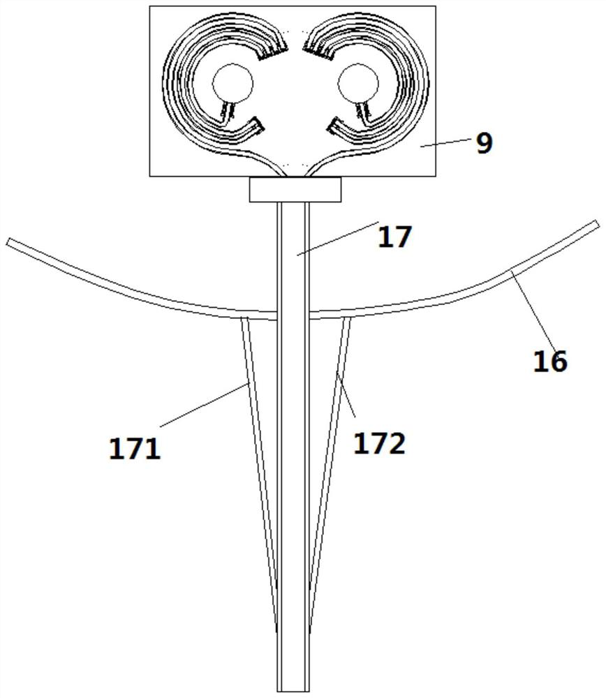 Loop heat pipe solar heat collection device with variable focus position