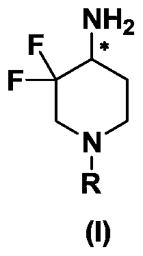 Preparation method of 3, 3-difluoro-4-aminopiperidine compound and derivative thereof