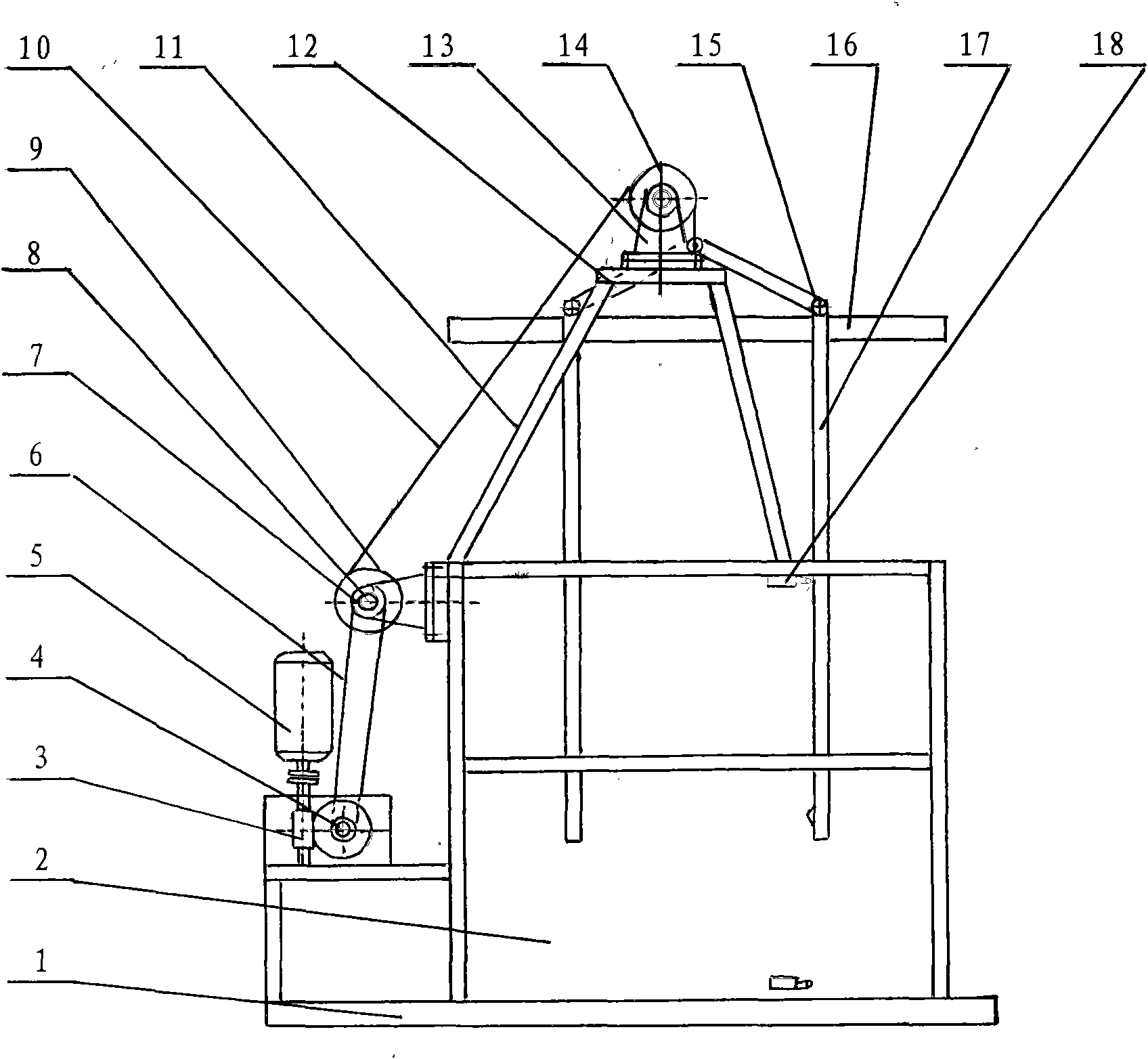 Cooking testing machine for multi-pot papermaking