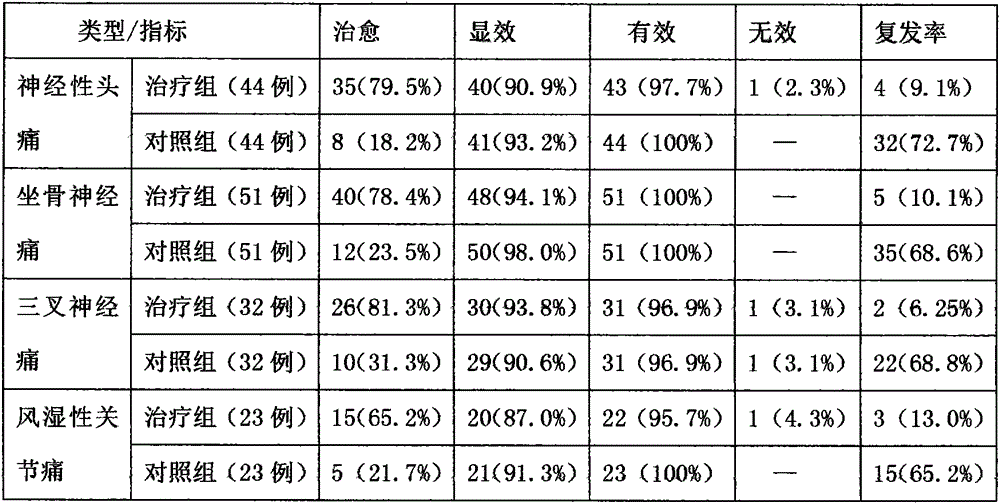 Traditional Chinese medicine composition for treating neuropathic pain and preparation method thereof