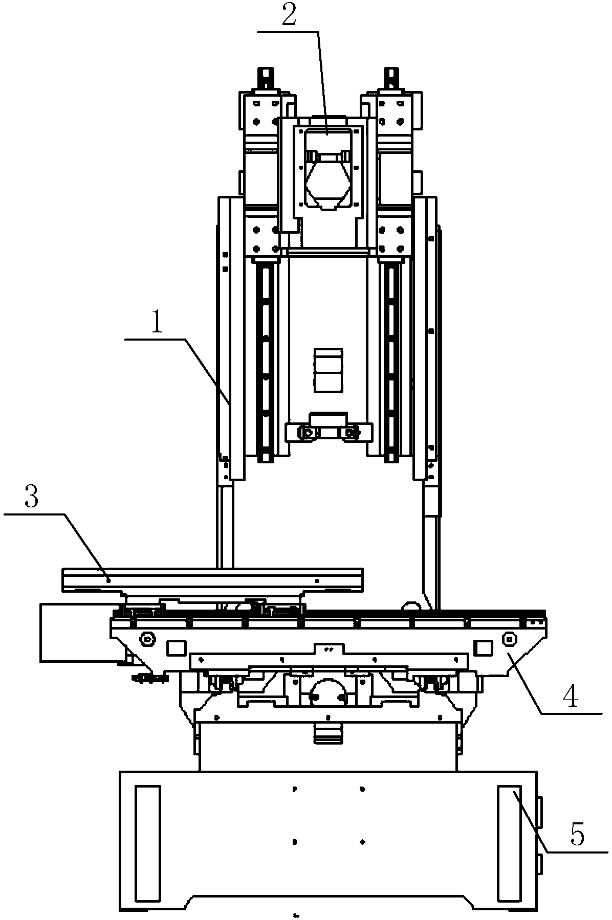 Machining center mechanism