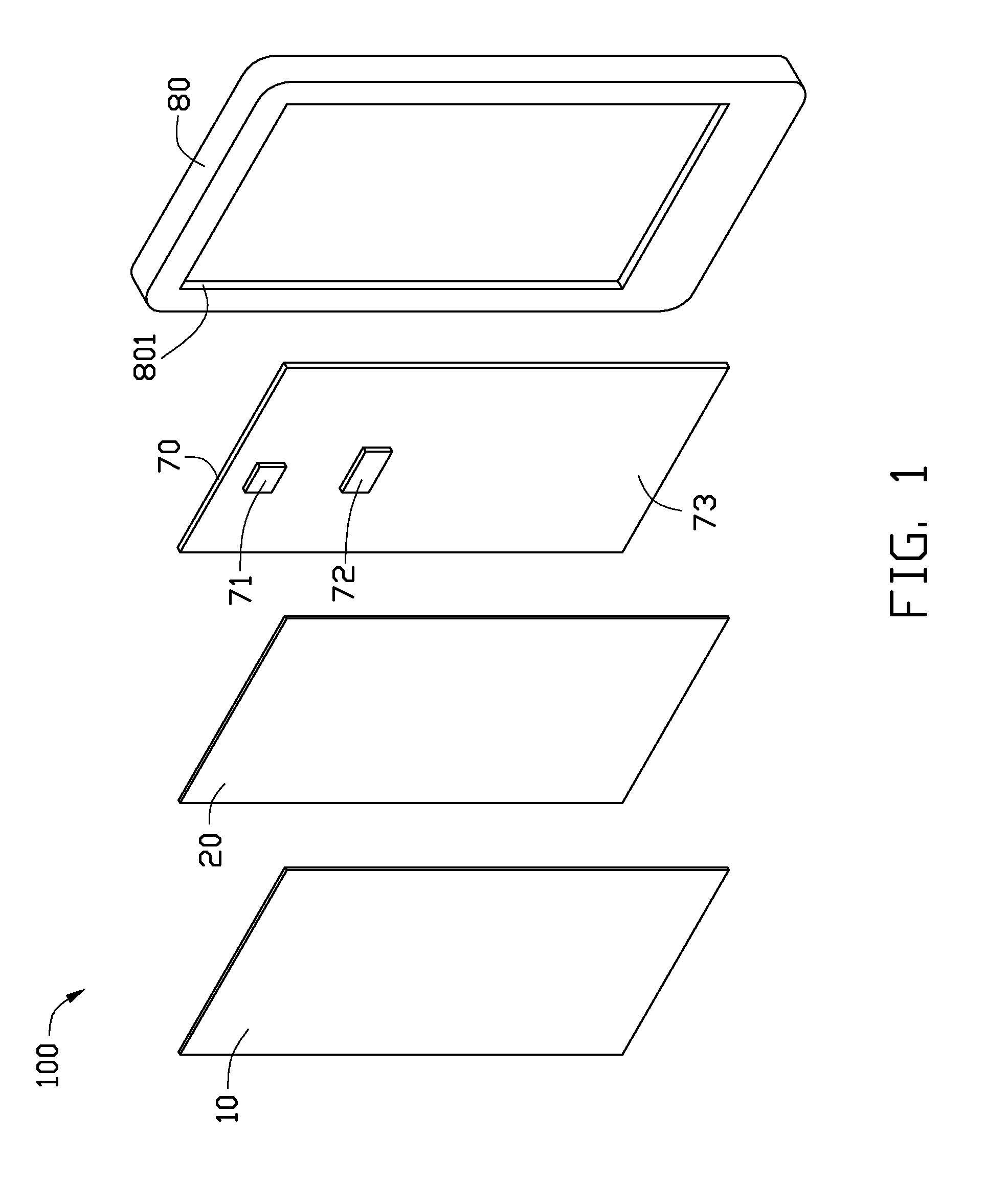 Stacked display device with OLED and electronic paper displays, and driving circuitry therein