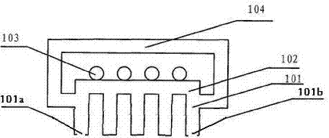 Heat dissipation structure of LED lamp