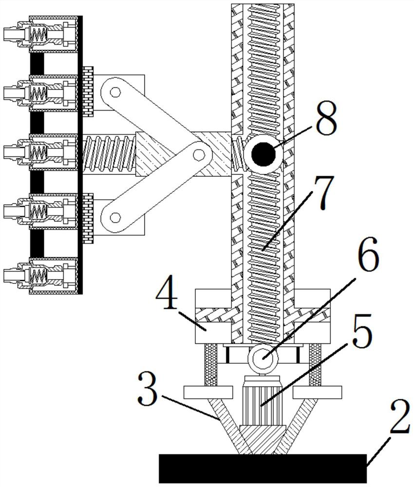 Server case capable of realizing omnibearing multi-angle adjustment